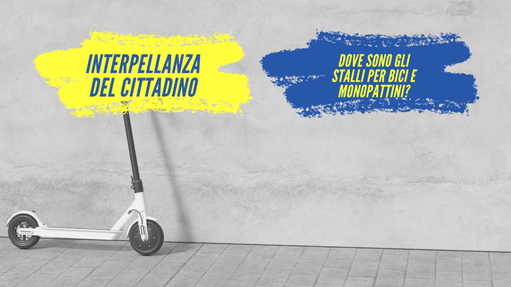Interpellanza del cittadino parcheggio velocipedi